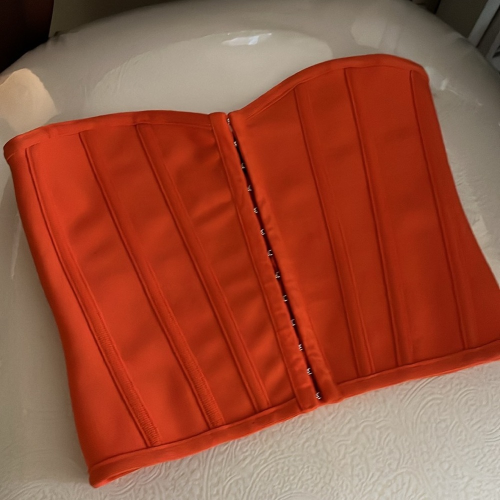 Orange corset Top